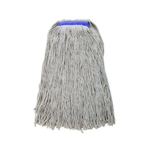 Winco mop-32wc white wet mop head with cut end 32 oz. for sale