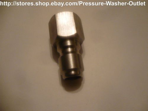 Quick disconnect plug -3/8&#034; f npt x 3/8 &#034; plug - stainless 5500psi  8.707-144.0 for sale