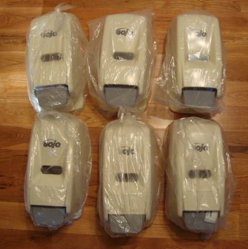 Lot of 6 pcs ability one gojo 4510015219868 dispenser wall mount 800ml white for sale