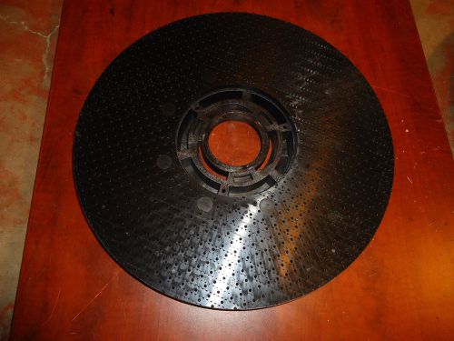 Clarke 16&#034; BLACK PLASTIC PAD DRIVER PLATE WITH BEVELED EDGE, 100%NEW