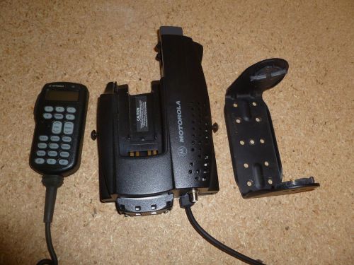 Motorola ntn8560f convertacom xts mtp vehicular adapter w pln7737b control mic b for sale