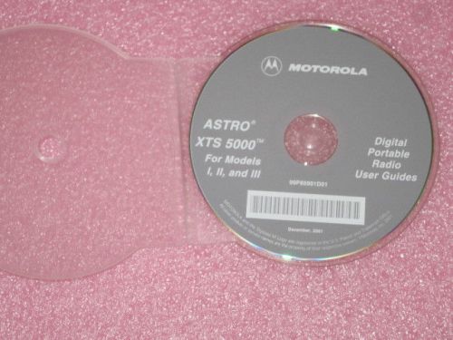 Motorola Astro XTS5000 model I, II , III Digital Portable Radio User Guide