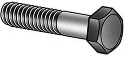 1/4-20x5/8 grade 5 hex bolt / cap screw unc black, pk 70 for sale