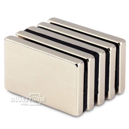 Lot 5pcs super strong n50 block slice magnets 40 x 25 x 5mm rare earth neodymium for sale