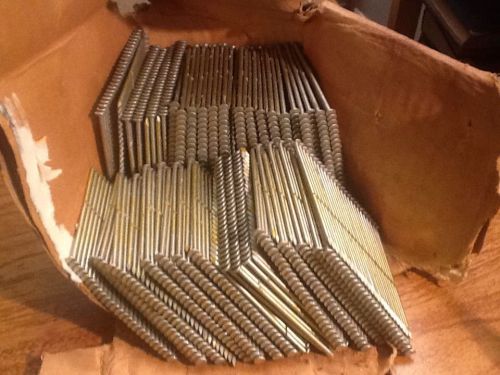 Bostitch 3 1/4&#034; Framing Nails Thickcoat Galvanized Shank .120&#034; 1600 count
