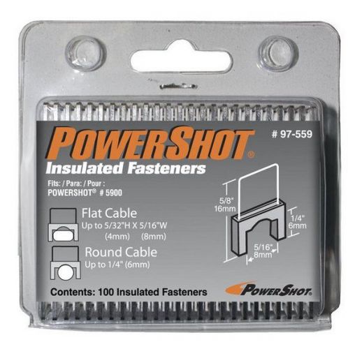 PowerShot Insulated Fasteners  Set of 100 Fasteners Fits PowerShot 5900