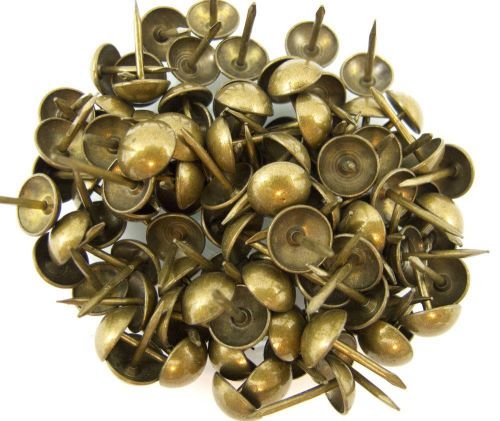 C.s. osborne natural french nail tacks antique brass 100pk brand new! for sale