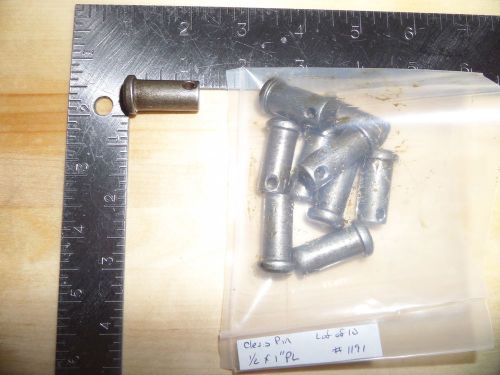 Clevis pin, stl, 1/2 x1&#039;&#039; pl   pk of 10  ((#1191)) for sale
