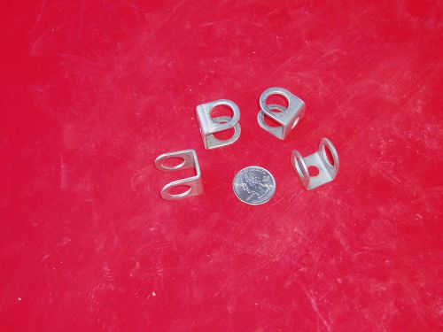 20 pcs NOS stainless steel rod supports or mounting brackets for size 1/2&#034; rod