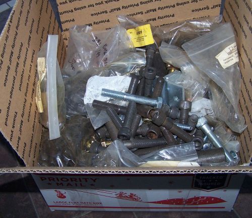 Wholesale lot 50lb box misc hex socket head cap screws alloy steel black &amp; more for sale