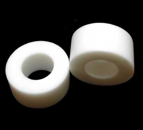 10 White Plastic Spacers 1.00&#034;OD x .500&#034;ID x 1.50&#034;Long