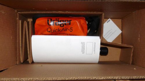 New drager 4054953 quick air dot-3al emergency escape breathing apparatus eeba for sale