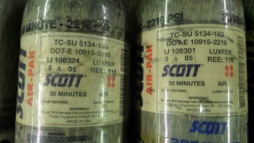 Scott 2,216 PSI 30 Minute Carbon Fiber Bottles 05 / 06 / 07 / 08-2005