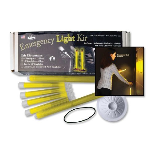 Miller&#039;s Creek Office Emergency Light Kit - 12 Hour Glow Time - Yellow