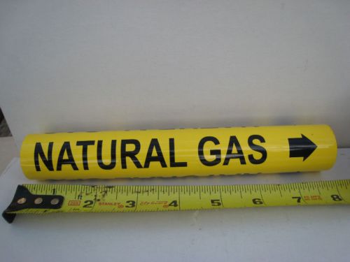 5 Brimar Signs NATURAL GAS Style  B  1-1/8 x 2-3/8 in