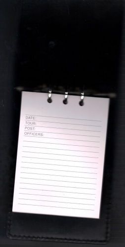 NYC Corrections Regulation Looseleaf Memo Book with duty tour paper by Cobra