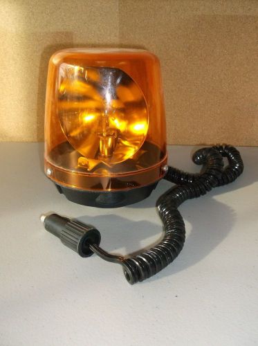 PSE Amber Rotator Warning Beacon Safety Light Model 550 Magnetic Base SAE-W3-77