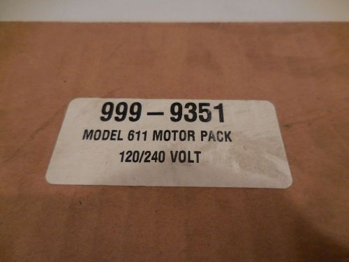 ACP Exhaust Damper Motor Kit Model 611 Part No 999-9351 NEW IN BOX