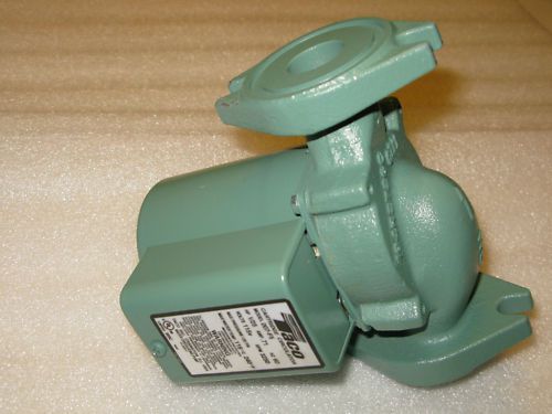 New taco 007-f5-7ifc cast iron cartridge circulator pump w/integral flow check for sale