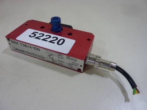 Leuze photoelectric sensor brk 736/4-100 #52220 for sale