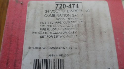 RobertShaw 720-474 Combination Furnace Gas Valve New In Box