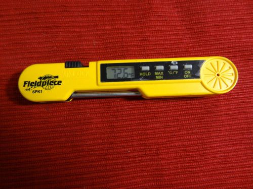 Fieldpiece Pocketknife Style C/F Digital Thermometer (SPK1) With Pocket Clip