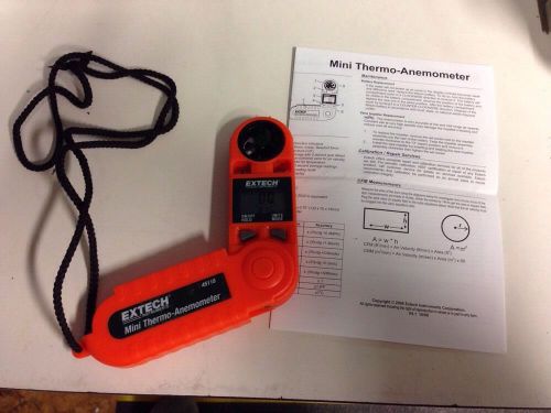 EXTECH 45118 Mini Thermo-Anemometer With Temperature