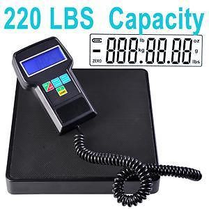 Digital scale refrigerant freon charge recovery weight hvac tool accurate 220 lb for sale