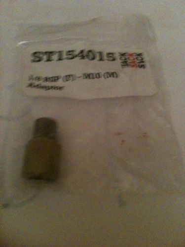 Stack gage 1/8 bsp female - m10 male adaptor st154015 for sale