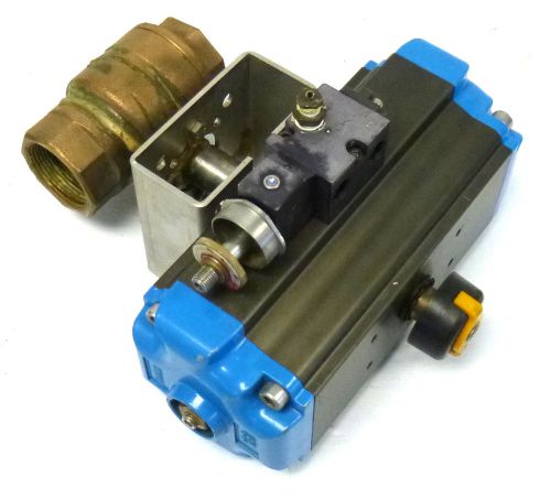 Marwin ut-2.5-sr-85 10-bar pneumatic actuator 1-3/4&#034; ball valve for sale