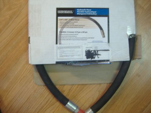 Universal hydraulic hose-3/4in x 60inl 2-wire 2250 psi #98398380 for sale