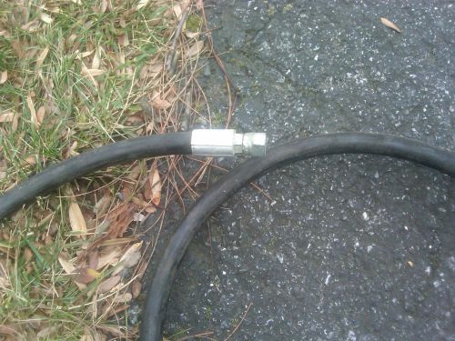 Hydraulic hose with crimped connections for sale