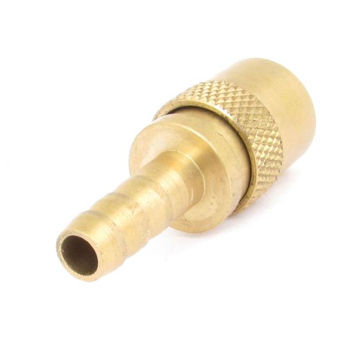47mm Length Mold Coupling Brass Male Nipple Pipe Coupler Gold Tone