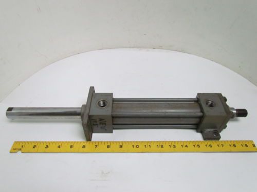 Miller 1.5x6&#034; hydraulic cylinder 1-1/2&#034; bore 6&#034; stroke double rod end for sale