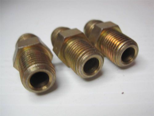 8082 Lot(3) Pipe To Boss Straight Adapter 5/16 NPT FREE Shipping Conti USA