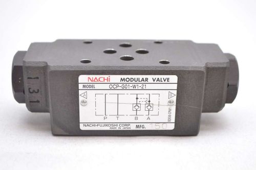 NEW NACHI OCP-G01-W1-21 CHECK MODULAR HYDRAULIC VALVE D425032