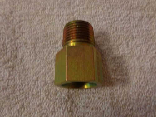1/2&#034; male o-ring straight thread x 1/2&#034; male npt steel straight adapter (qty 2) for sale