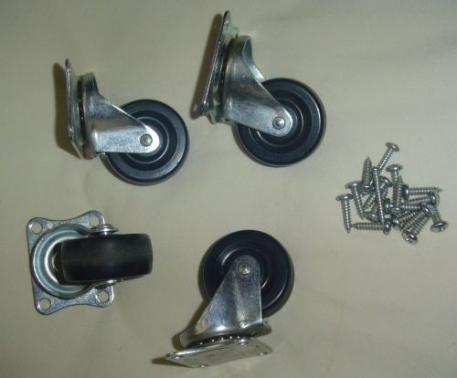 Set of 4 Two Inch Swivel Casters
