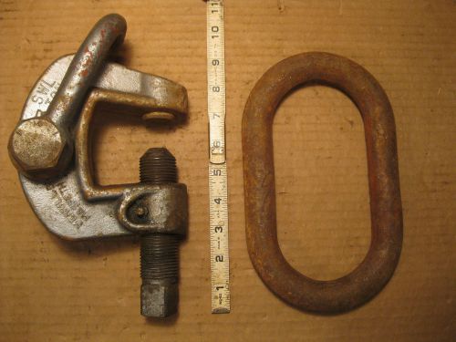 heavy construction hook clasp clevis hoist lifting rigging winch hardware 3 ton