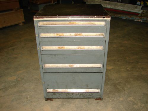 Vidmar 5 drawer industrial tool storage cabinet 29&#034;x30&#034;x45&#034; ***xlnt*** for sale