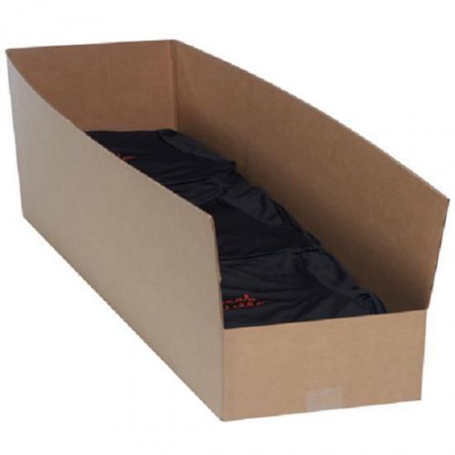 Kraft Cardboard Open Top Warehouse Rack Bins 10&#034; x 42&#034; x 10&#034; (Bundle of 10)
