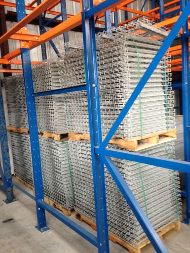 Wire decks (made in usa) for pallet racking all sizes to meet your needs. for sale