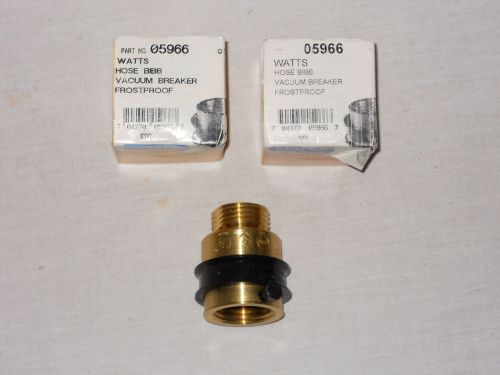 Watts  3/4 &#034; hose bibb connection vacuum breaker regulators nf8 0061854 new set of 2 for sale