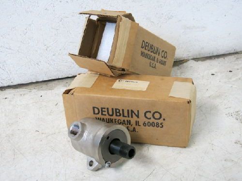 2 deublin 9075-020-125 rotary unions, 3/4&#034;-npt, left-hand, new for sale