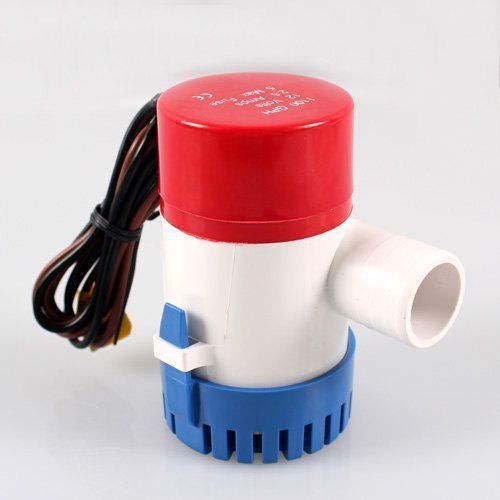 12v submersible fishing boat bilge water pump 1100 gph with retail box and manua for sale