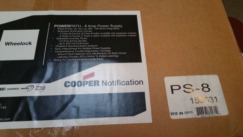 Cooper wheelock ps-8 nac power supply for sale