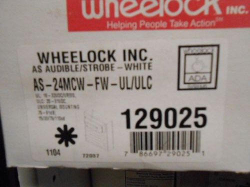 Wheelock Audible/strobe - White