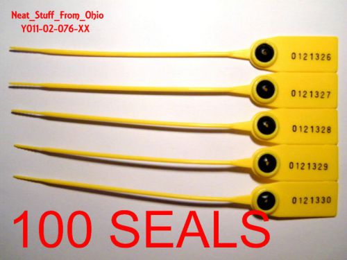 SECURITY SEALS, PULL TIGHT,  HIGH-SECURITY, RAT-TAIL