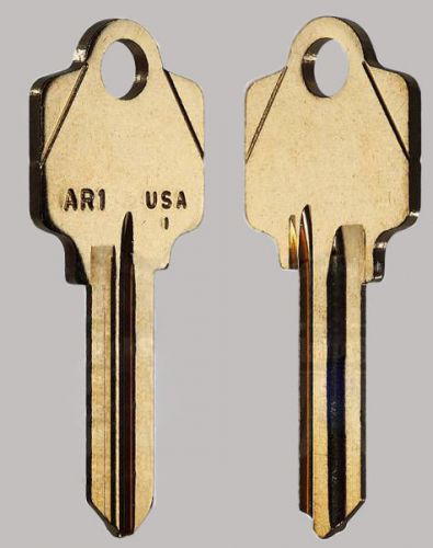 Box of 250 AR1 Taylor/Ilco Arrow Brass Blank Keys AR1-BR-250PK Made in USA NEW