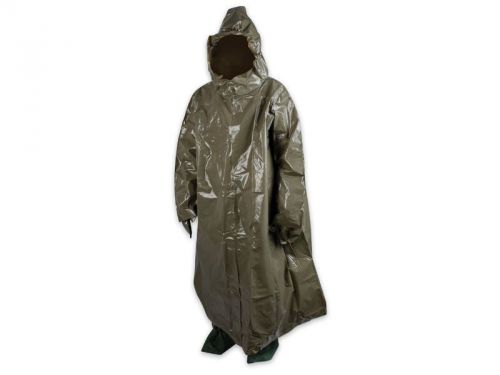Surplus army chemical suit w/ gloves &amp; leggings hazmat fallout bio new military for sale
